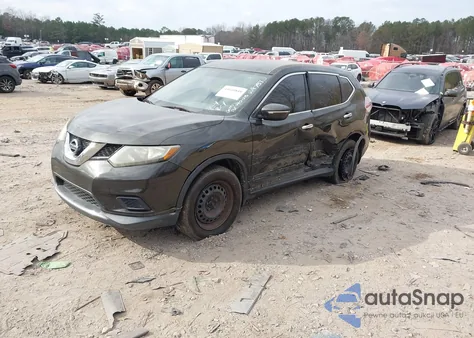 2014 Nissan Rogue S z USA, uszkodzony, nr VIN 5N1AT2MT8EC779757